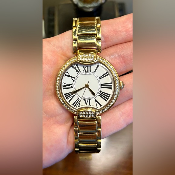 Diamonique Accessories - Women’s Diamonique Watch in Gold